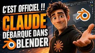 Miniature : C'est officiel !! Claude débarque dans BLENDER