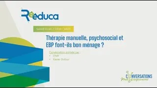 Miniature : Thérapie manuelle, psychosocial et EBP  font ils bon ménage