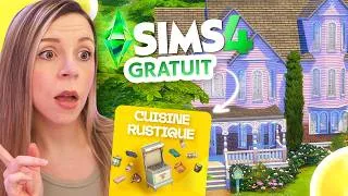 Miniature : Je crée une MAISON coquette avec le Kit GRATUIT ! 🌼- SIMS 4