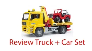 Miniature : Review of The Truck + Car Bruder Set 41.440