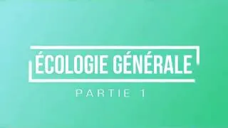 Miniature : Introduction de l'écologie générale 1