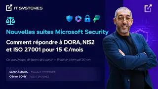 Miniature : webinaire Nouvelles suites Microsoft Security