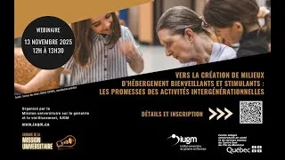 Miniature : Les activités intergénérationnelles en Centre d'hébergement et de soins de longue durée CHSLD