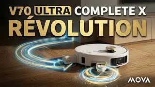 Miniature : CE ROBOT ASPIRATEUR EST DINGUE ! TEST DU MOVA V70 ULTRA COMPLETE X ! ✔️