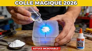 Miniature : 🧴 Colle Super Forte + Bicarbonate  Appliquez, Regardez la MAGIE Opérer ! 😱✨