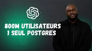 Miniature : OpenAI / ChatGPT : PostgreSQL pour 800M d’utilisateurs… comment c’est possible ?