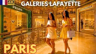 Miniature : 29 August 2026 - 🌸 Billionaire Paradise Paris Summer Walking Tour – Galeries Lafayette 4K 60FPS HDR