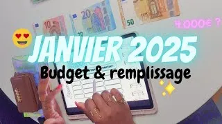 Miniature : BUDGET & REMPLISSAGE DE JANVIER 2025 : DU JAMAIS VU 👀💶