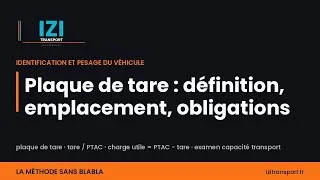 Miniature : Savez-vous vraiment lire une plaque de tare ? (Indispensable !)