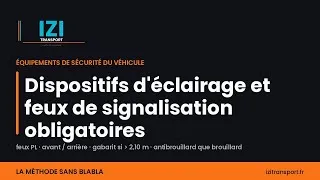 Miniature : Éclairage poids lourds : les 7 feux obligatoires à vérifier