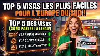 Miniature : Top 5 des visas les plus faciles pour l'Europe du Sud (Sans parler la langue)