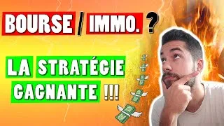 Miniature : 💡Bourse vs Immobilier : la MEILLEURE MÉTHODE d'INVESTISSEMENT pour maximiser ton patrimoine de 0 !