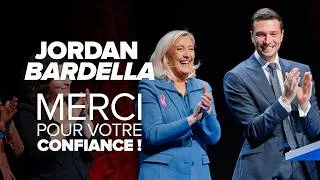 Miniature : Jordan Bardella : « Vous pourrez toujours compter sur moi pour ne jamais faiblir ! »