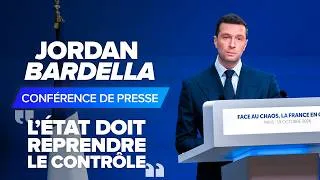 Miniature : Jordan Bardella : « L'État doit reprendre le contrôle ! »