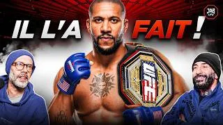 Miniature : Gane royal face à Pereira, Topuria détrôné par Gaethje : DÉBRIEF À CHAUD