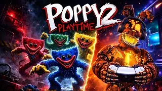 Miniature : L'attaque des Huggy Wuggy ! 🧸 (Poppy Playtime Chapitre 2)  #gaming #poppyplaytime 