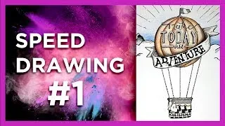 Miniature : Speed Drawing | Dessin accéléré | Micron | Faber Castell