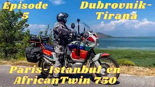 Miniature : Paris- Istanbul en Africa Twin de 1992, épisode 5 : Dubrovnik- Tirana, la traversée du Montenegro
