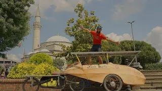 Miniature : Brest-Istanbul à vélo solaire (5000 km en 32 jours)