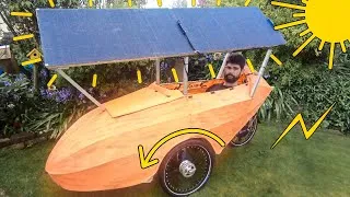 Miniature : J'ai construit un Vélo Solaire Autonome