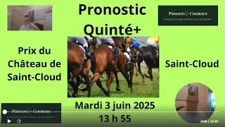 Miniature : Pronostic Quinté+ Prix du Château de Saint-Cloud à Saint -Cloud Mardi 3 juin 2025 à 13h55