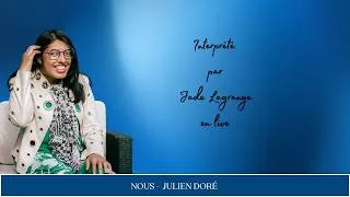 Miniature : Nous - Julien Doré | Prestation Scénique par Jade Lagrange 🎤✨ |  (Cover by Jade Lagrange)