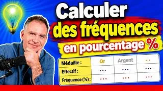 Miniature : Calculer des fréquences 🚀 En pourcentage %💪 Expliqué pas à pas 💥 (Exercice 37 p.230) ♕