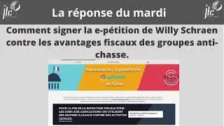 Miniature : Comment signer la pétition de Willy Schraen