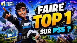 Miniature : 👑 Aujourd'hui, je me lance un gros défi sur Fortnite : réussir un TOP 1 en jouant sur PS5 ! 🎮