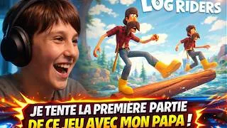 Miniature : 🎮 Je tente de finir la première partie de Log Riders avec mon papa ! 👨‍👦🔥