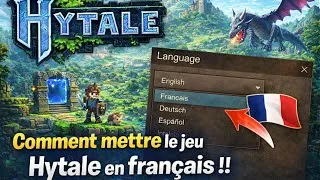 Miniature : HYTALE en français en moins de 2 minutes 🇫🇷🎮 Petit tuto sur la marche à suivre ! #hytale