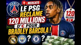 Miniature : Mercato / LE PSG RÉCLAME 120 MILLIONS D'€ POUR BRADLEY BARCOLA !