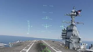 Miniature : L'Alia 250 d'Elon Musk se pose sur le Nimitz