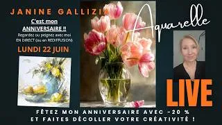 Miniature : C’EST MON ANNIVERSAIRE ! Peignons ensemble LUNDI 22 juin. Votre cadeau : -20 % sur tous mes cours !