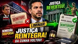 Miniature : JUSTIÇA REINTEGRA DELEGADO DA CUNHA! Decisão Contra Demissão de Tarcísio