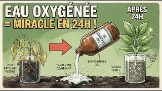 Miniature : 9 astuces puissantes à l'EAU OXYGÉNÉE qui sauvent les plantes malades en 24 heures