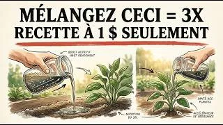 Miniature : Mélangez Mélasse et Sel d’Epsom dans l’Eau — Votre Jardin Triplera en 7 Jours (Recette à 1$)