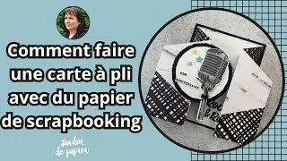 Miniature : Carte à pli avec du papier de scrapbooking - Stampin' Up!