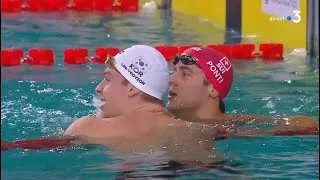 Miniature : Léon Marchand & Noé Ponti NECK IN NECK in 100m im 👀 SC WC 2024 Incheon Stop