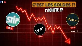 Miniature : [📉-40%] 3 ACTIONS en SOLDES en Juillet !! (Analyse + Juste prix)