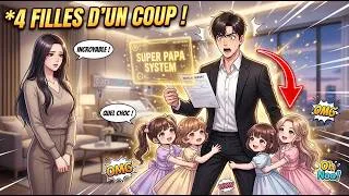 Miniature : 🔥 Résumé Manhwa : Père Célibataire Ultime réveillé avec 4 héritières magnifiques et riches