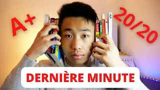 Miniature : Comment réviser à la DERNIÈRE MINUTE (et réussir mieux que les autres)