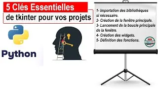 Miniature : 5 CLÉS IMPORTANT DE TKINTER POUR VOS APPLICATION PYTHON