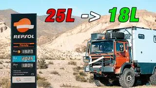 Miniature : Diesel a 2€, Mes astuces pour continuer à voyager en camion d'expédition a moindre frais
