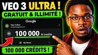 Miniature : Google Veo 3 Ultra GRATUIT & ILLIMITÉ 🔥 Créez des Vidéos IA sur Téléphone & PC !