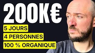 Miniature : J'ai fait 200 000€ en 5 jours (je vous raconte tout)