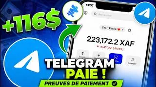 Miniature : J'ai retiré 116$ avec Telegram ! 3 Méthodes Réelles pour Gagner de l'Argent en 2026