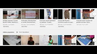 Miniature : Chaîne couture | Couture Ma Passion faire ses propres patrons et coudre facilement ses habits vidéos
