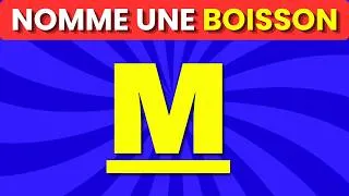 Miniature : TROUVE un Mot pour chaque LETTRE  📑📚 Quiz Alphabet ABC 🟢 50 Questions Nourriture & Boisson