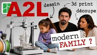 Miniature : Bambu Lab A2L : l’imprimante 3D familiale qui veut tout faire ? Vraiment idéale pour vous ?